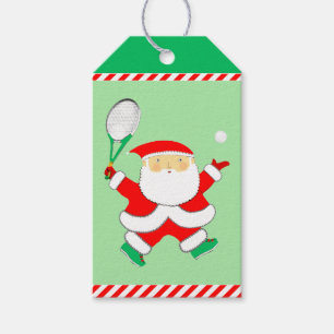 Tennis Christmas Gift Tags