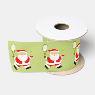 Tennis Christmas Holiday Satin Ribbon