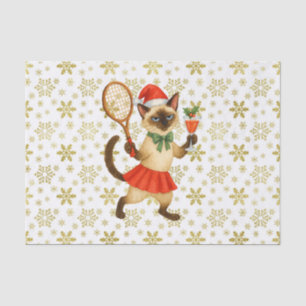 Tennis Christmas Mug Cat Lovers  Tissue Paper