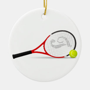 Tennis Christmas Ornament
