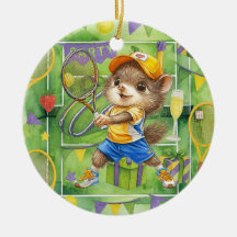 Tennis Christmas themed 