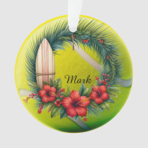 Tennis Christmas themed Ornament