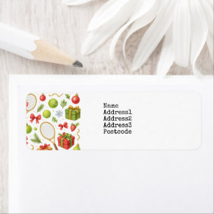 Tennis Christmas themed with gifts