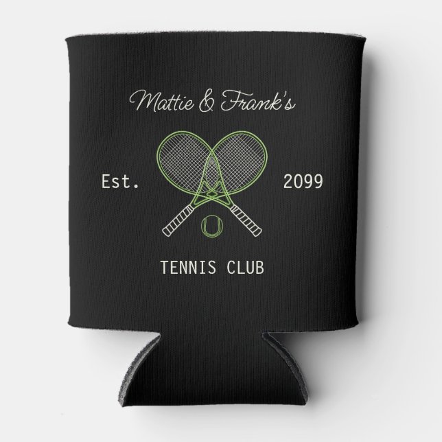 Tennis Club Bar Can Cooler (Front)
