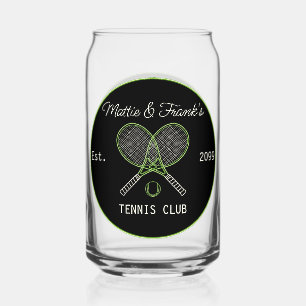 Tennis Club Bar Lounge Cocktail  Can Glass