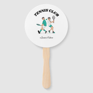 Tennis Club Hand Fan