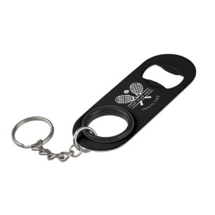 Tennis Club Name Team Coach Keepsake Custom Keychain Bottle Opener
