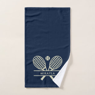 Tennis Club Name Team Players Name Swag Custom Hand Towel