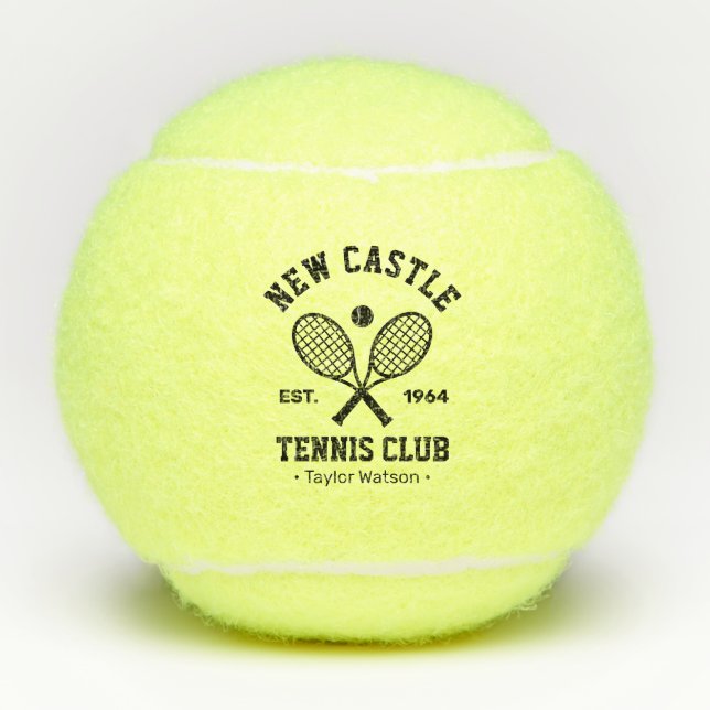 Tennis Club Personalized Balls (Front)