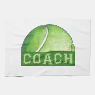 Tennis Coach Kitchen Towel