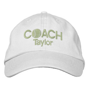 Tennis Coach Personalized Embroidered Hat