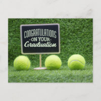 Tennis Congratulations for player Graduation