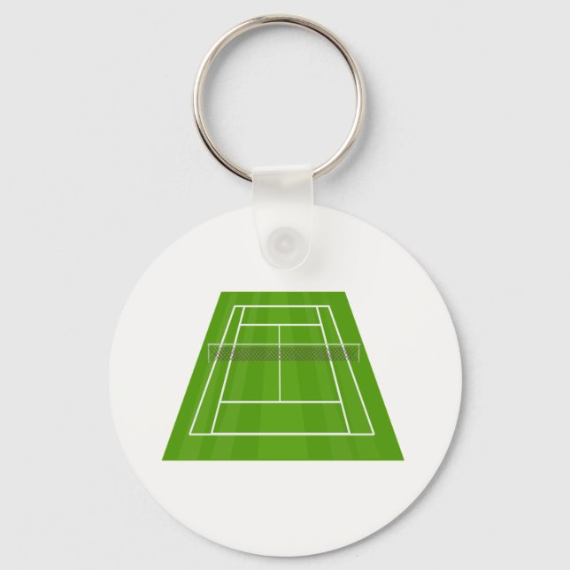 Tennis court keychain (Front)