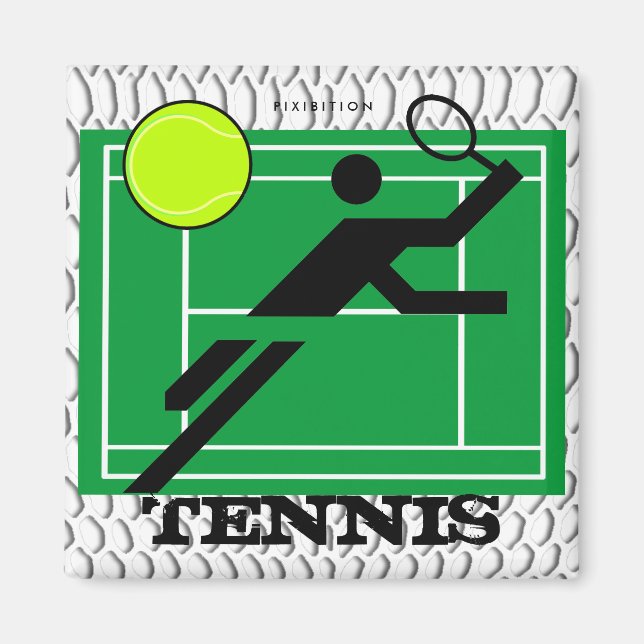Tennis Court Magnet (Front)