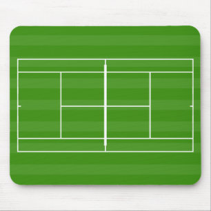 Tennis court mouse pad