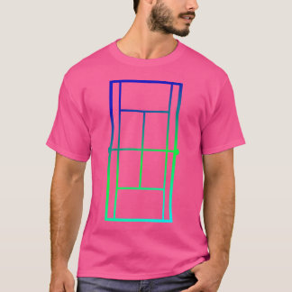 Tennis Court Tennis Lines Court Tennis T-Shirt