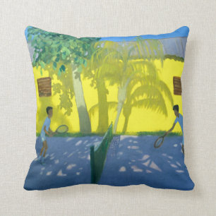 Tennis Cuba 1998 Throw Pillow