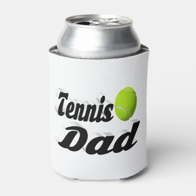 Tennis Dad  Can Cooler (Can Front)