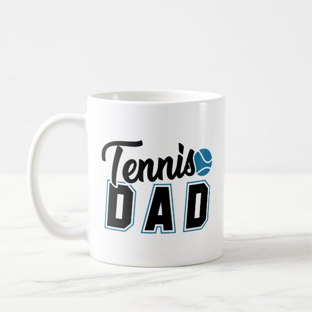 Tennis Dad Coffee Mug (Left)