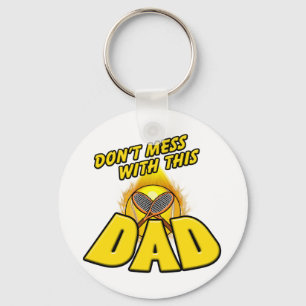 Tennis Dad Keychain