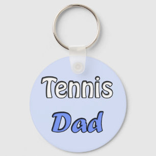 Tennis Dad Keychain