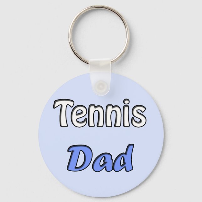 Tennis Dad Keychain (Front)