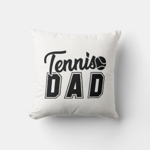 Tennis Dad Throw Pillow