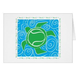 Tennis de plage de tortue