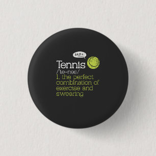 Tennis Definition 1 Inch Round Button
