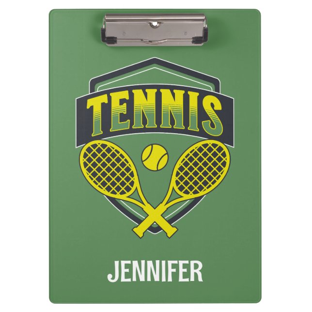 Tennis design for tennis lovers clipboard (Front)