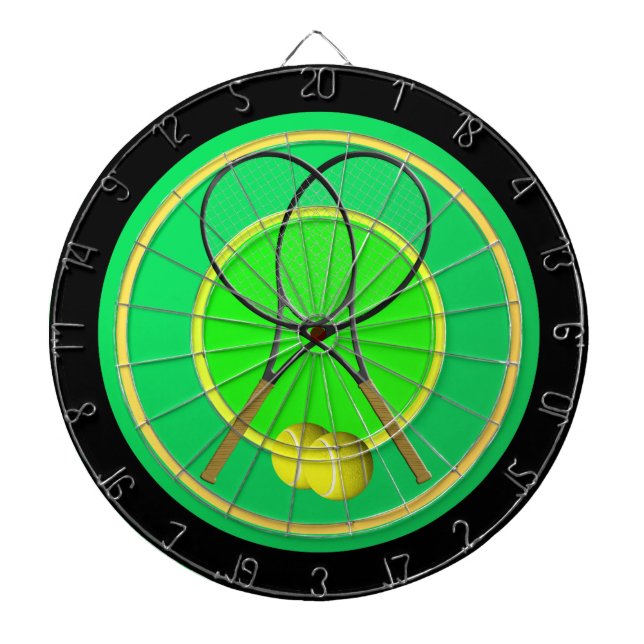 Tennis Design Regulation Dart Board (Front)