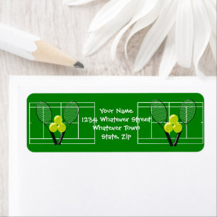 Tennis Design Return Address