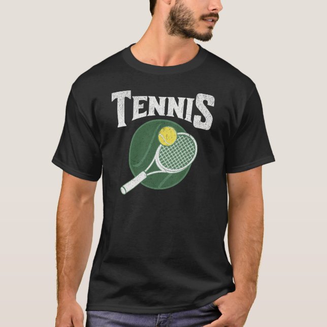 Tennis design T-Shirt (Front)