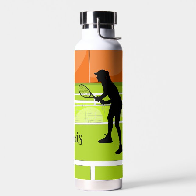 Tennis Design Thor Copper Vacuum Insulated Water Bottle (Left)