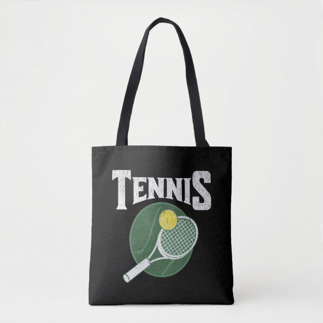 Tennis design tote bag (Front)