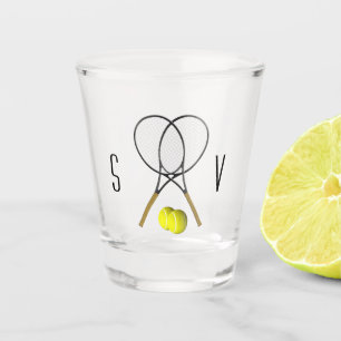 Tennis Doubles Shot Glass