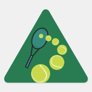 Tennis FAN SLICE SERVE Triangle Sticker