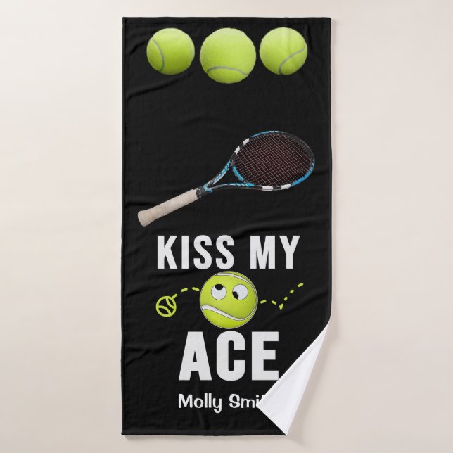 Tennis Funny Biss My Ace for Player (Serviette de bain)