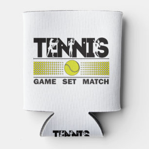 Tennis Game Set Match Can Cooler