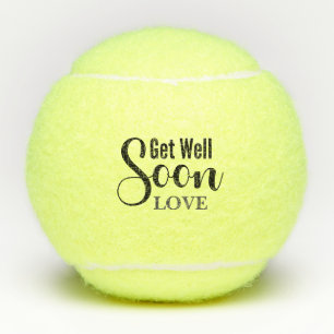 Tennis Get Well Soon LOVE Tennis Balls