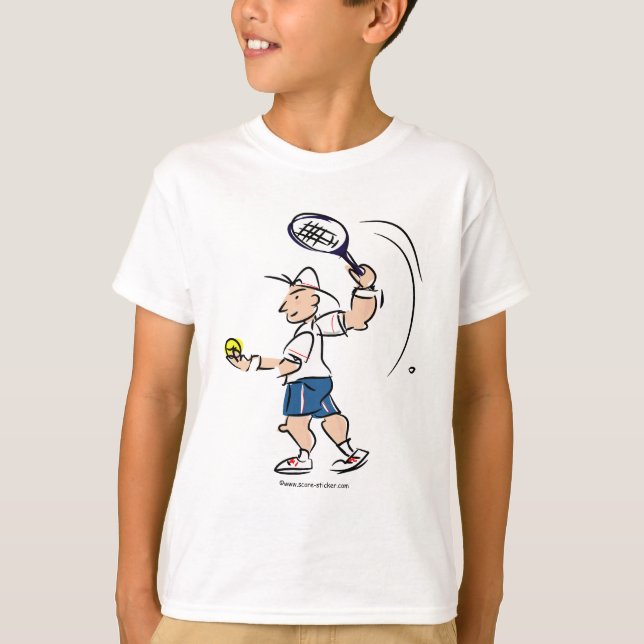 Tennis gifts for boys. Customize it yourself! T-Shirt (Front)