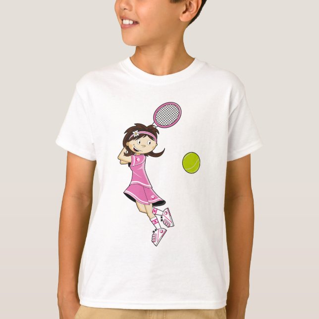 Tennis Girl T-Shirt (Front)