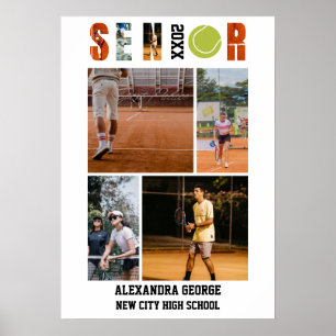 Tennis Graduation Senior Night Poster