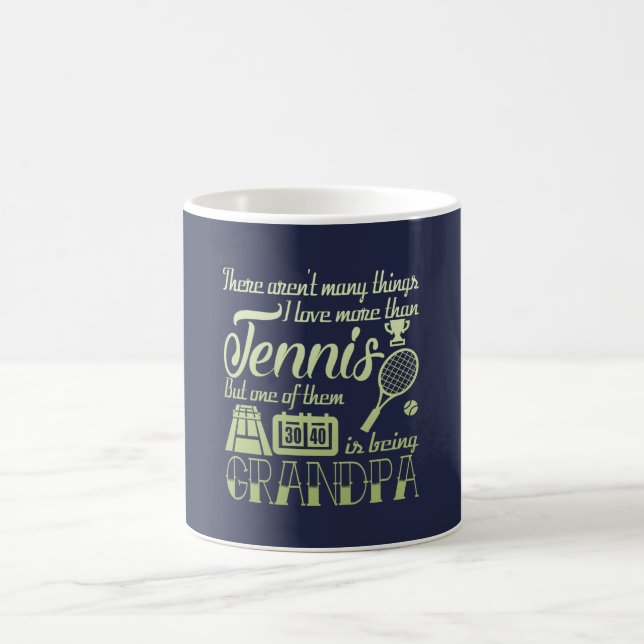 Tennis Grandpa Coffee Mug (Center)