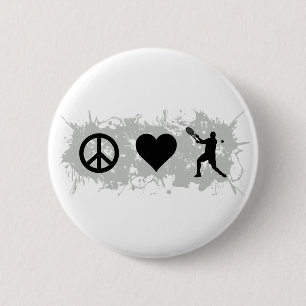 Tennis Guy 3 2 Inch Round Button