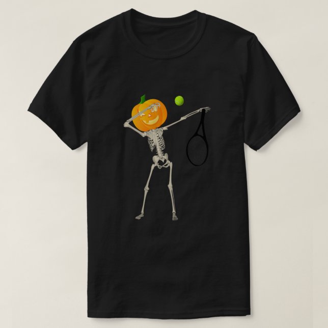 Tennis Halloween  T-Shirt (Design Front)