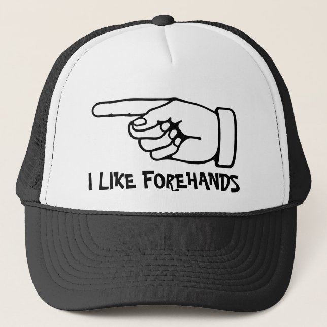 Tennis hat / cap with funny tennis phrase (Front)