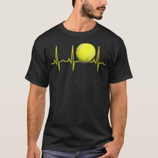 Tennis Heartbeat Tennis  for Players Coaches T-Shirt