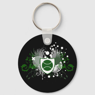 tennis. hi-fi. keychain