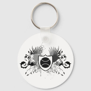 tennis. hi-fi. keychain